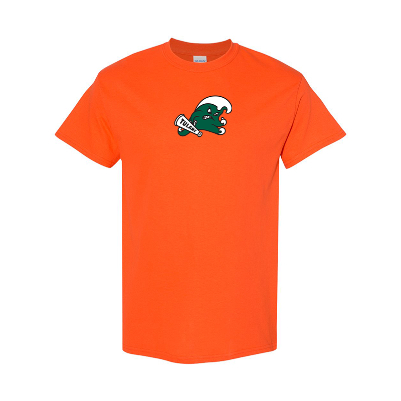 Men's Tulane Green Wave Gildan Heavy Cotton T-Shirt