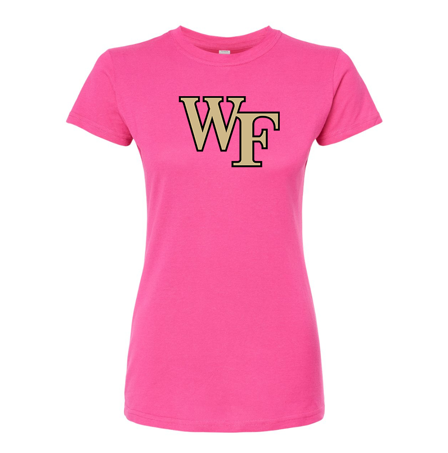 Women's Wake Forest Demon Deacons Round Neck T-Shirt