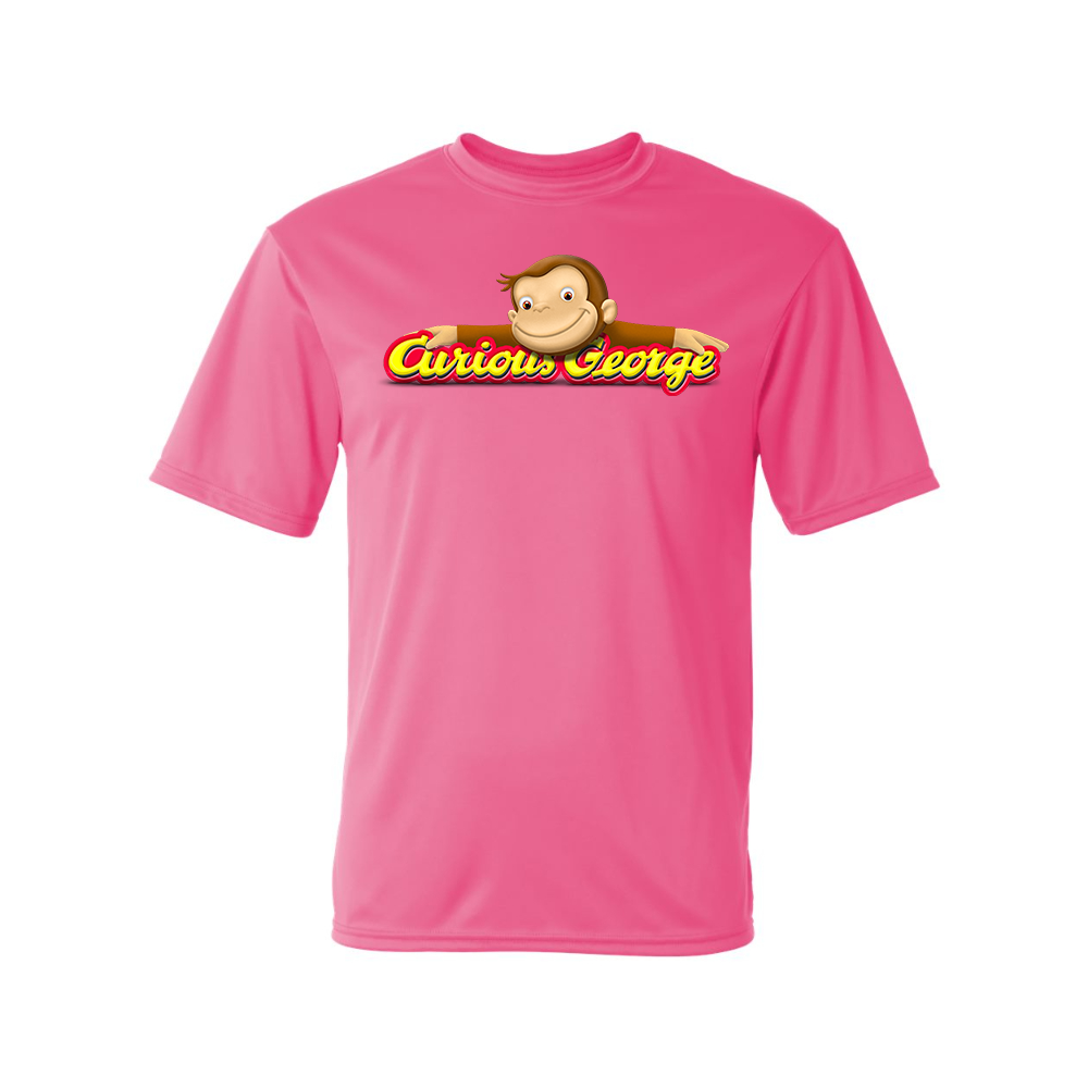 Men's Curious George Performance  T-Shirt