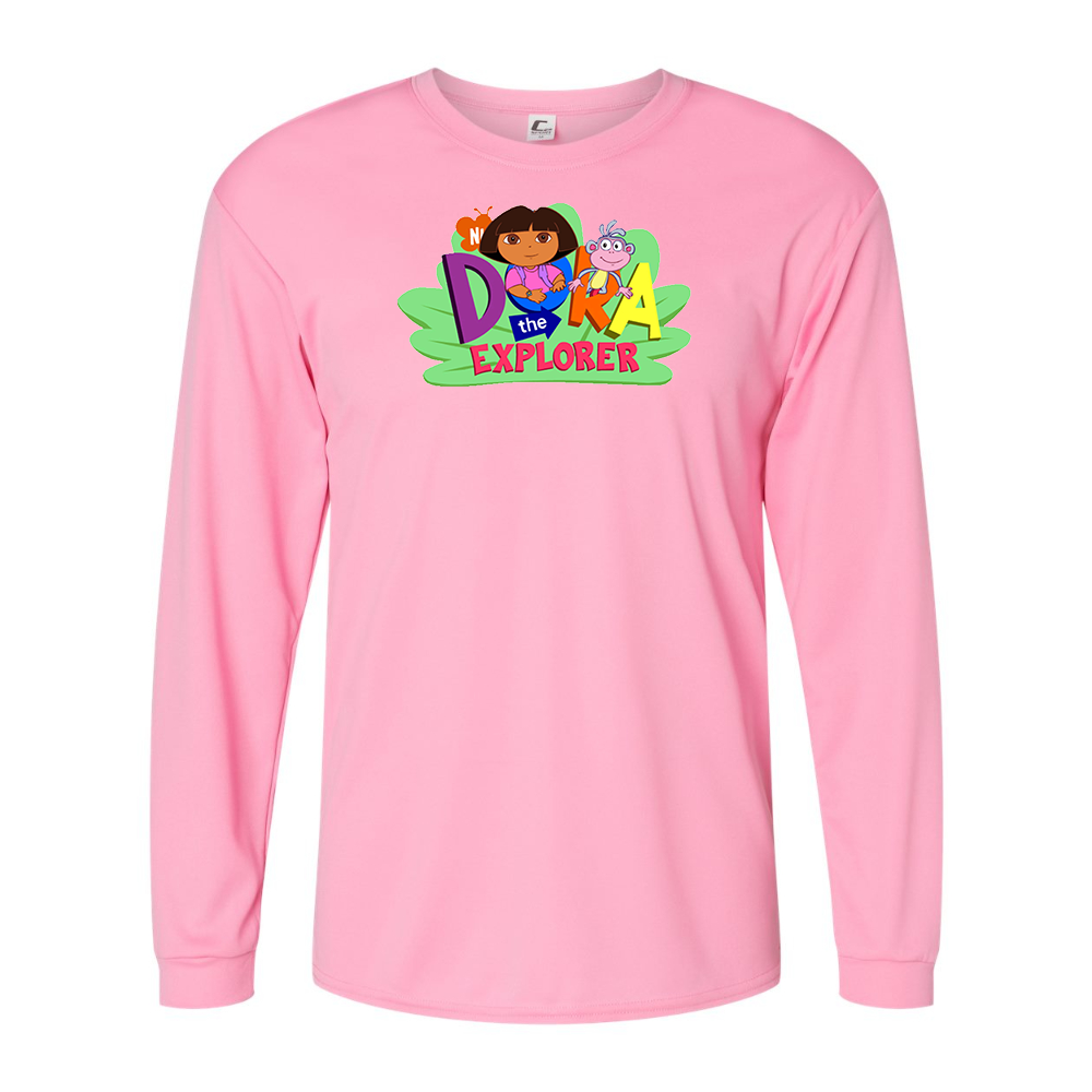 Men's Dora the Explorer Performance Long Sleeve T-Shirt