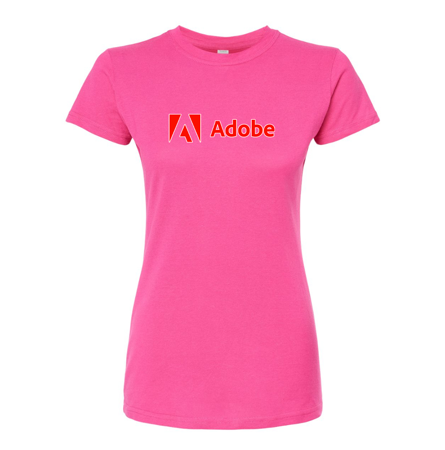 Women's Adobe Corporate   Round Neck T-Shirt