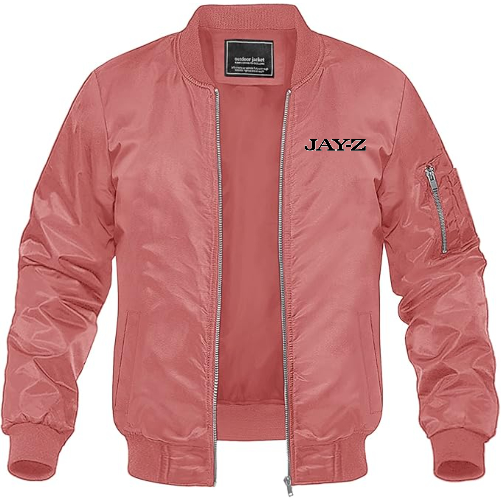 MAGNIVIT Men's Jay-Z Lightweight Bomber Jacket Windbreaker Casual Fall Spring Outdoor Coat