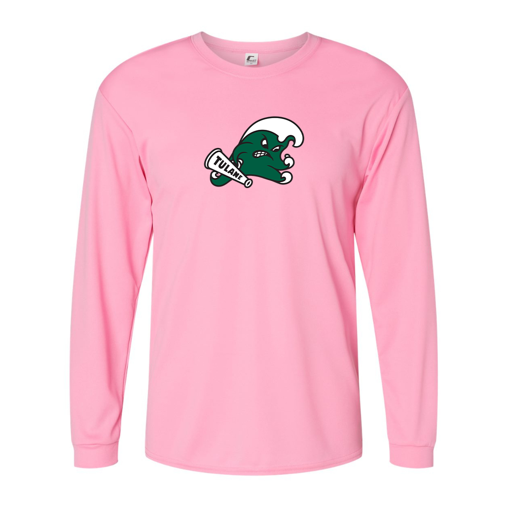 Men's Tulane Green Wave Performance Long Sleeve T-Shirt