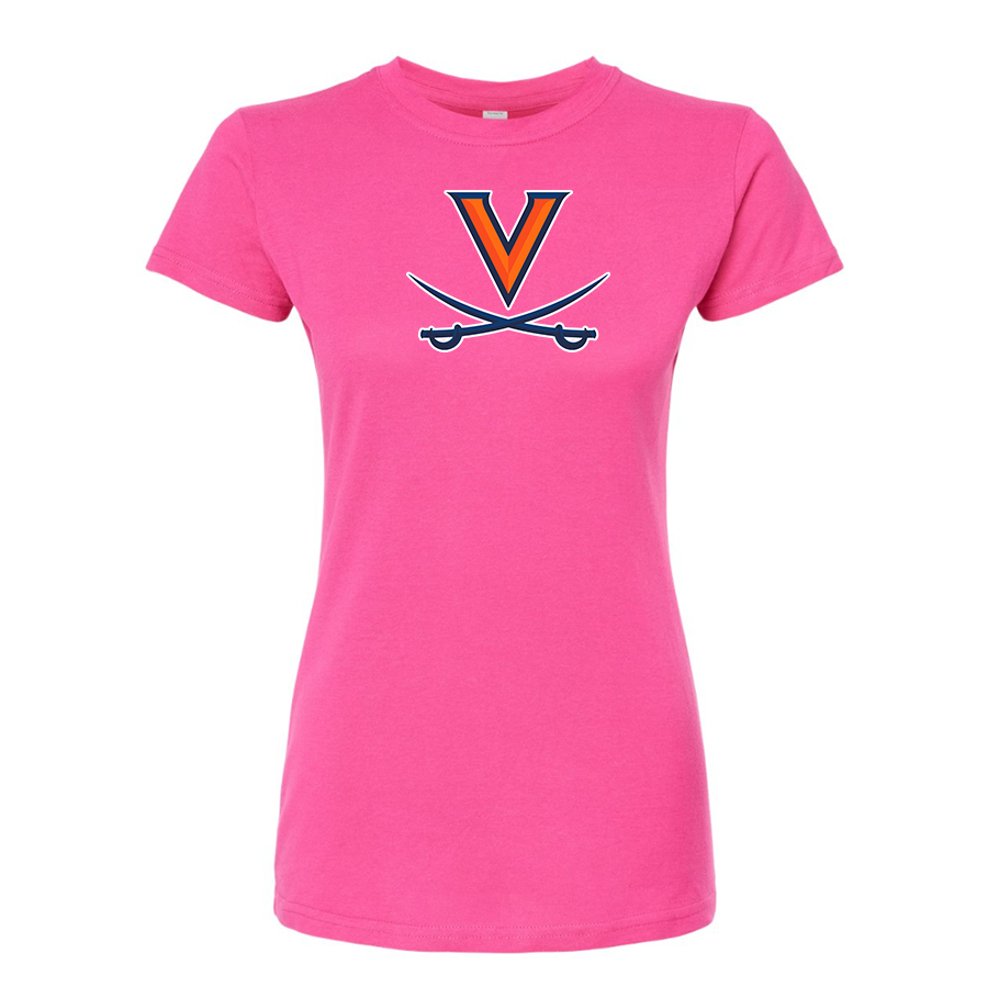 Women's Virginia Cavaliers Round Neck T-Shirt