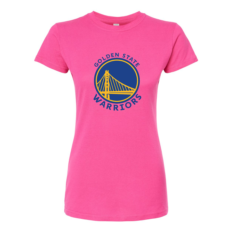 Women's Golden State Warriors Round Neck T-Shirt