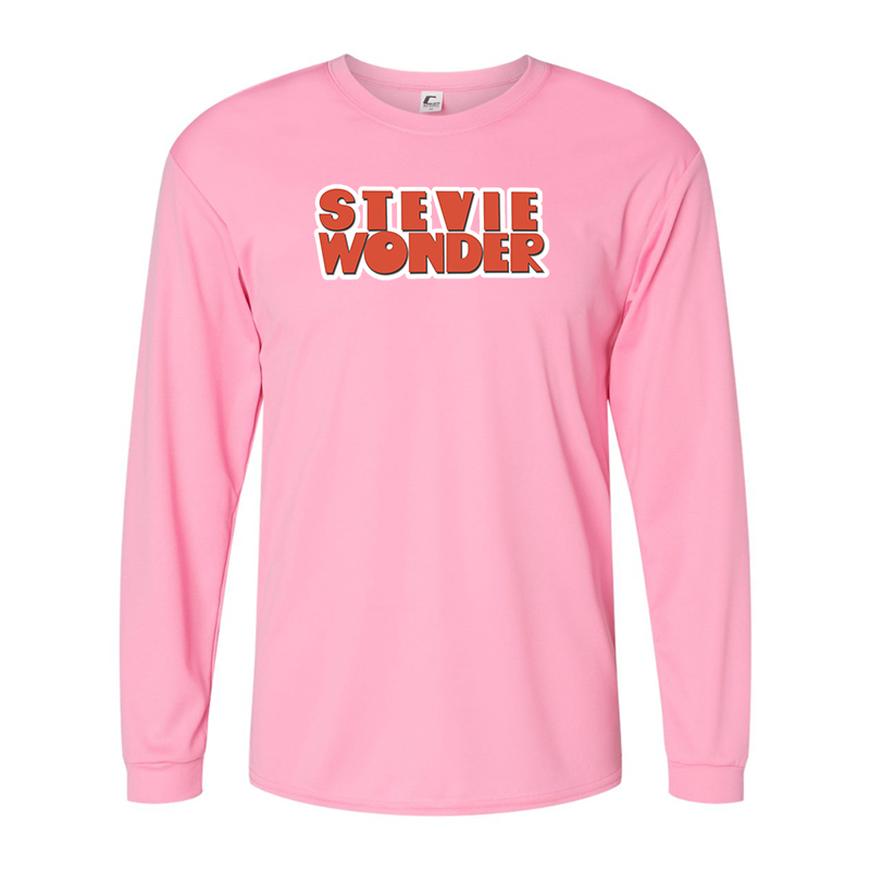 Men's Stevie Wonder Performance Long Sleeve T-Shirt