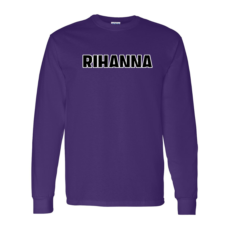 Men's Rihanna Gildan Heavy Cotton Long Sleeve T-Shirt