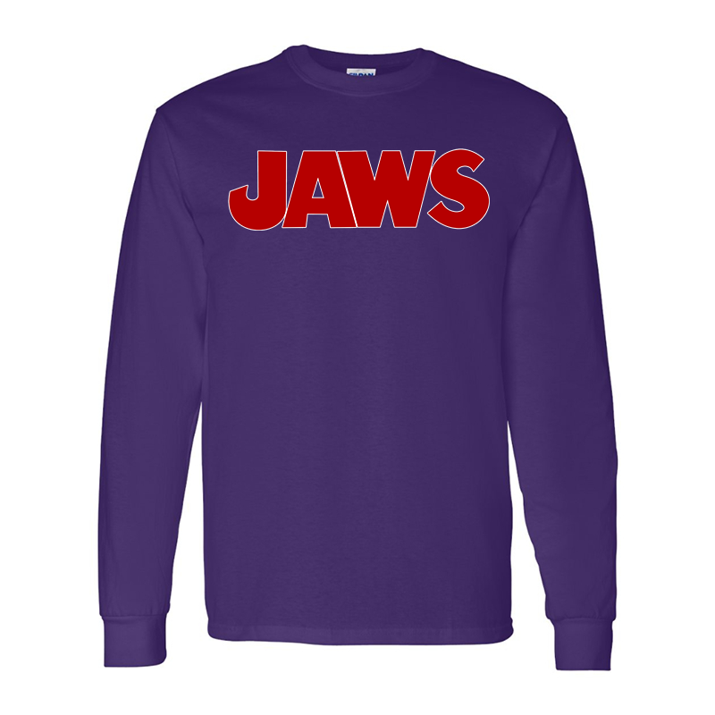 Men's Jaws Gildan Heavy Cotton Long Sleeve T-Shirt