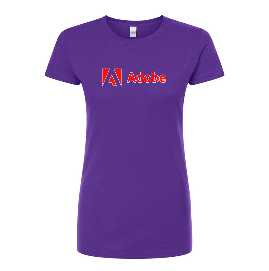 Women's Adobe Corporate   Round Neck T-Shirt