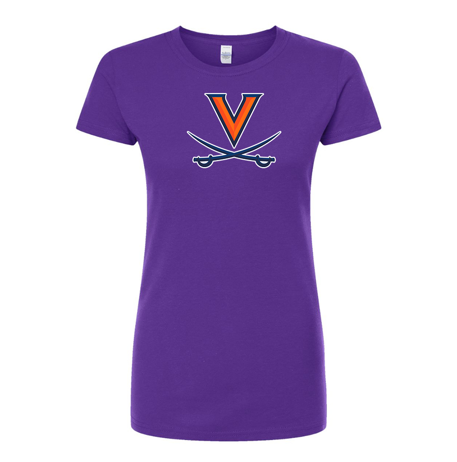 Women's Virginia Cavaliers Round Neck T-Shirt