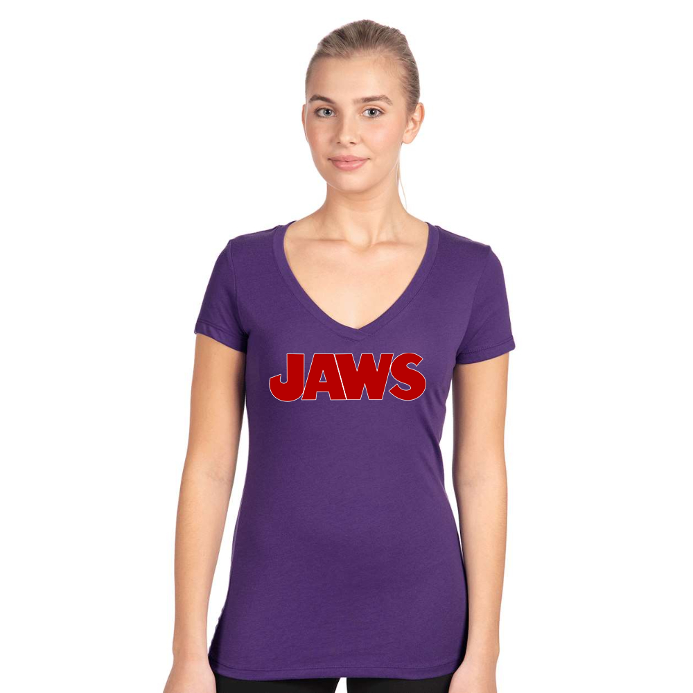 Women's Jaws Next Level Ideal V-Neck T-Shirt