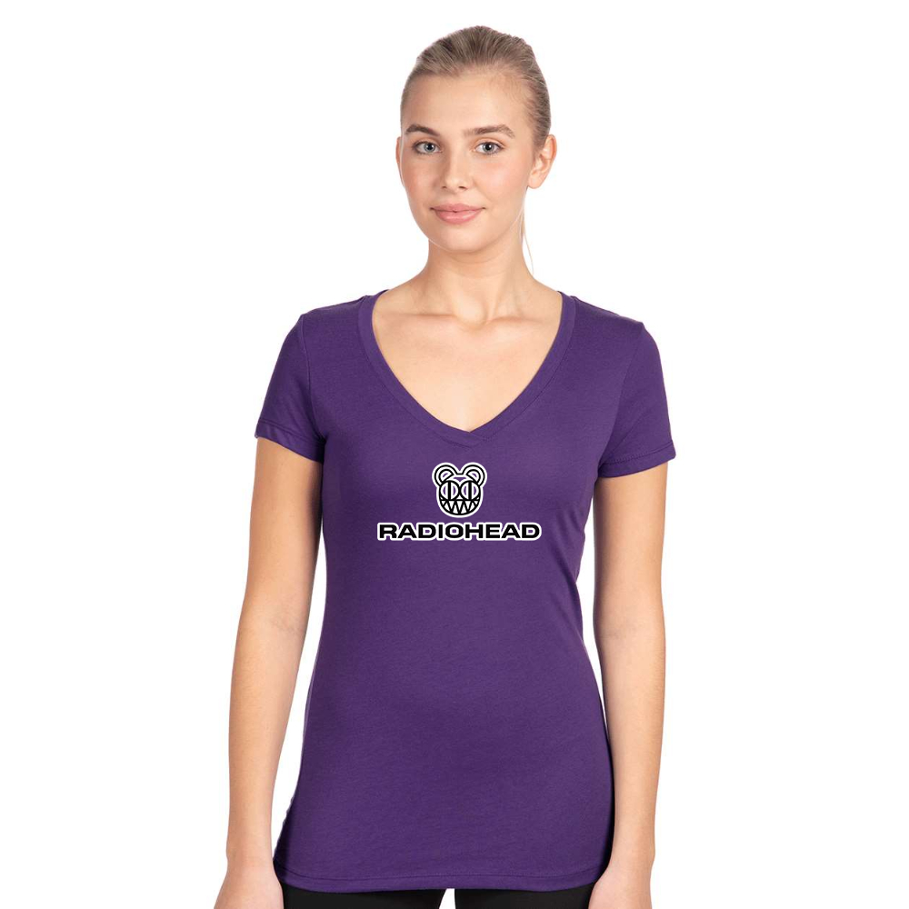 Women's Radiohead  Next Level Ideal V-Neck T-Shirt