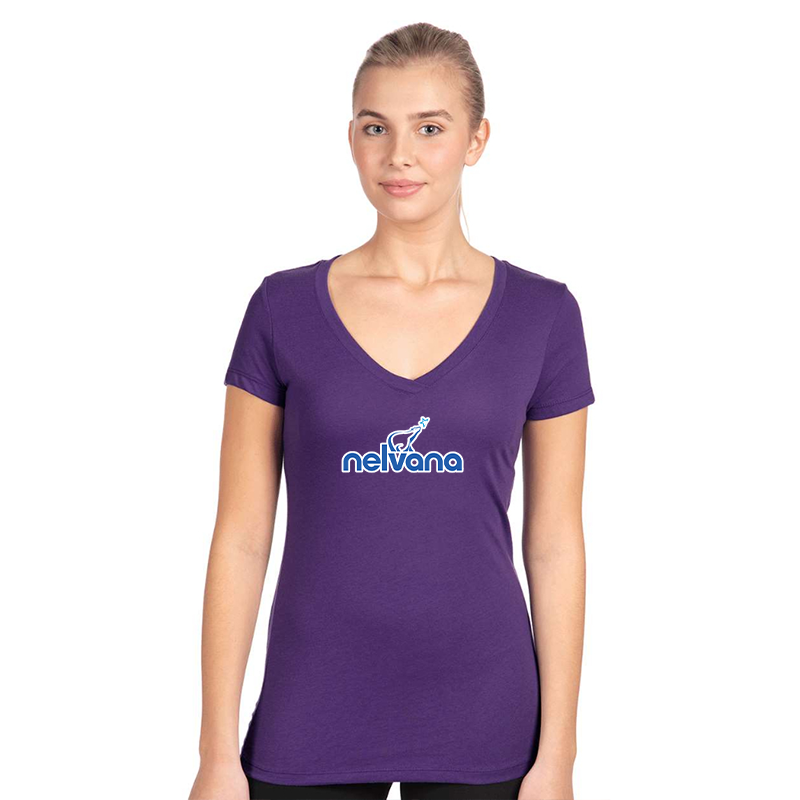 Women's  Nelvana Next Level Ideal V-Neck T-Shirt