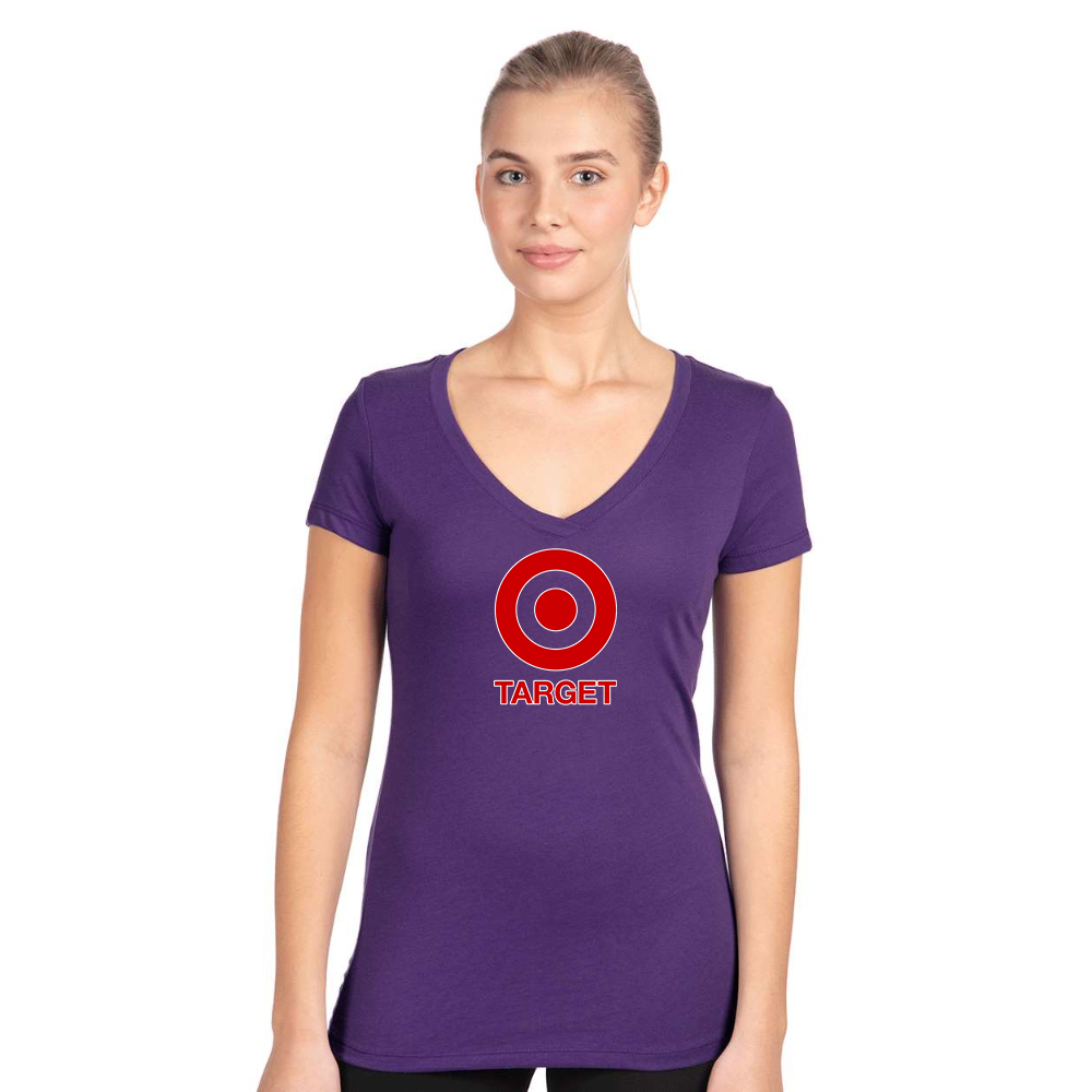 Women's Target Next Level Ideal V-Neck T-Shirt