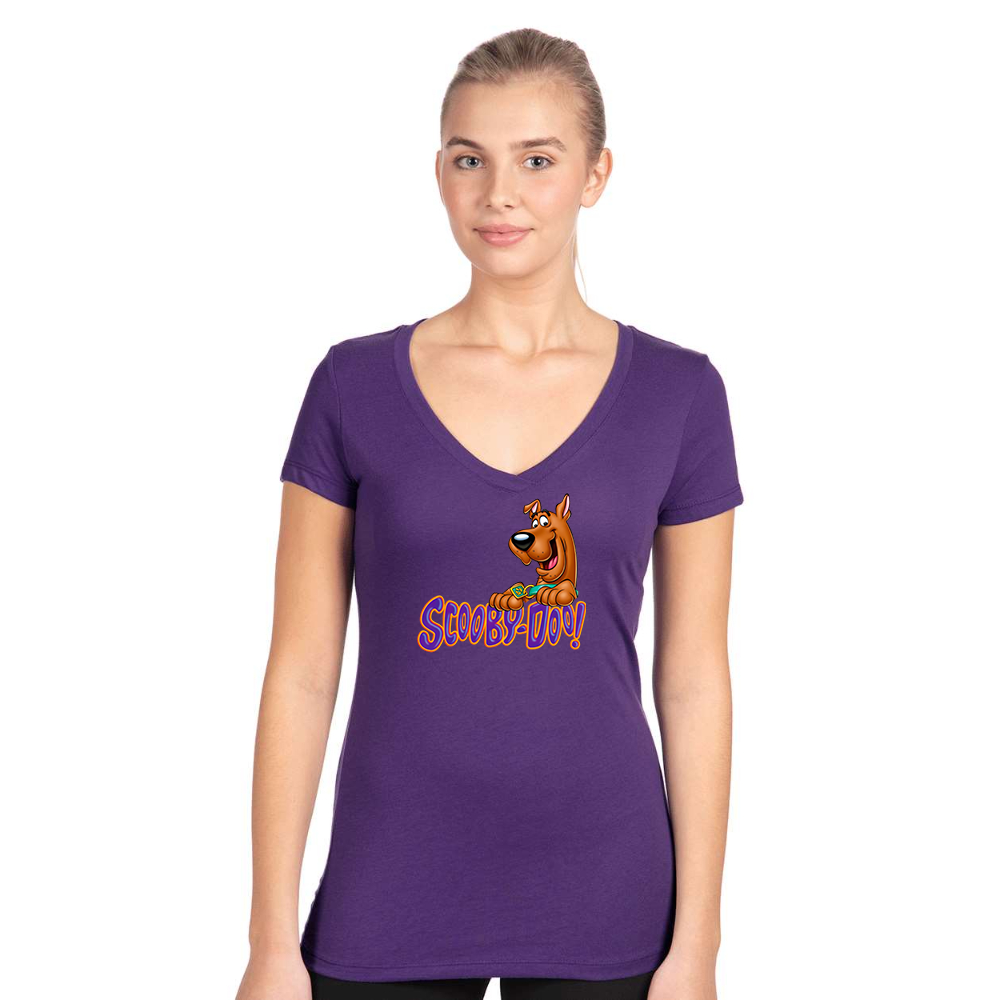 Women's Scooby-Doo Next Level Ideal V-Neck T-Shirt