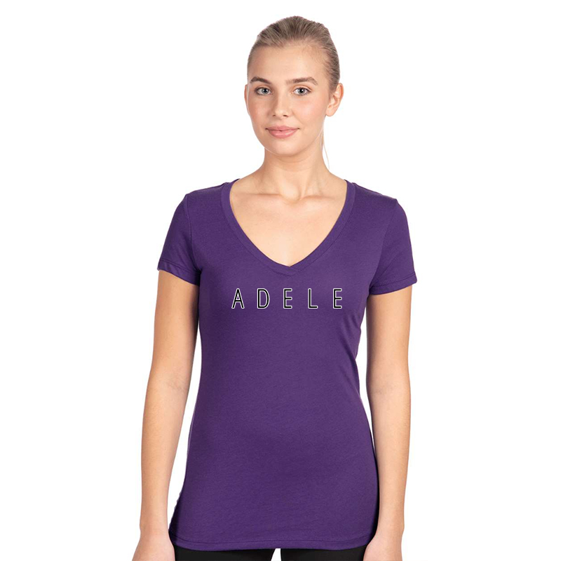 Women's ADELE Next Level Ideal V-Neck T-Shirt