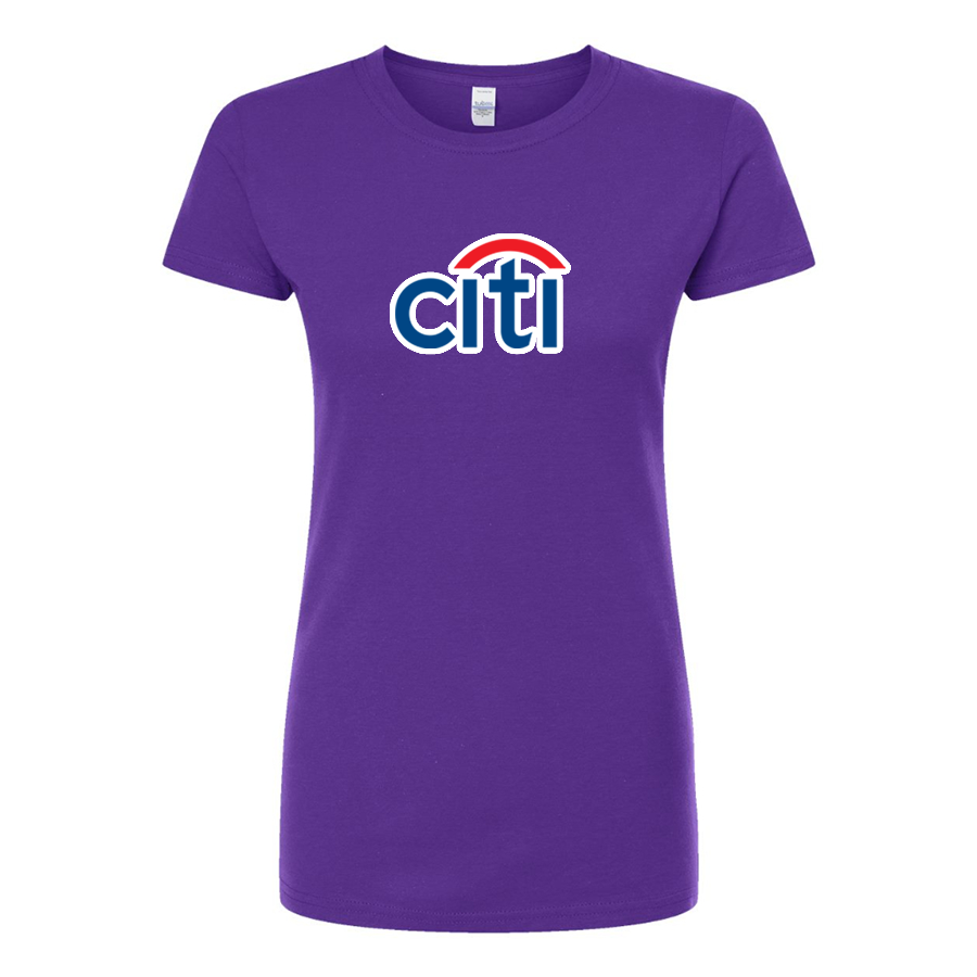 Women's Citi Bank Round Neck T-Shirt