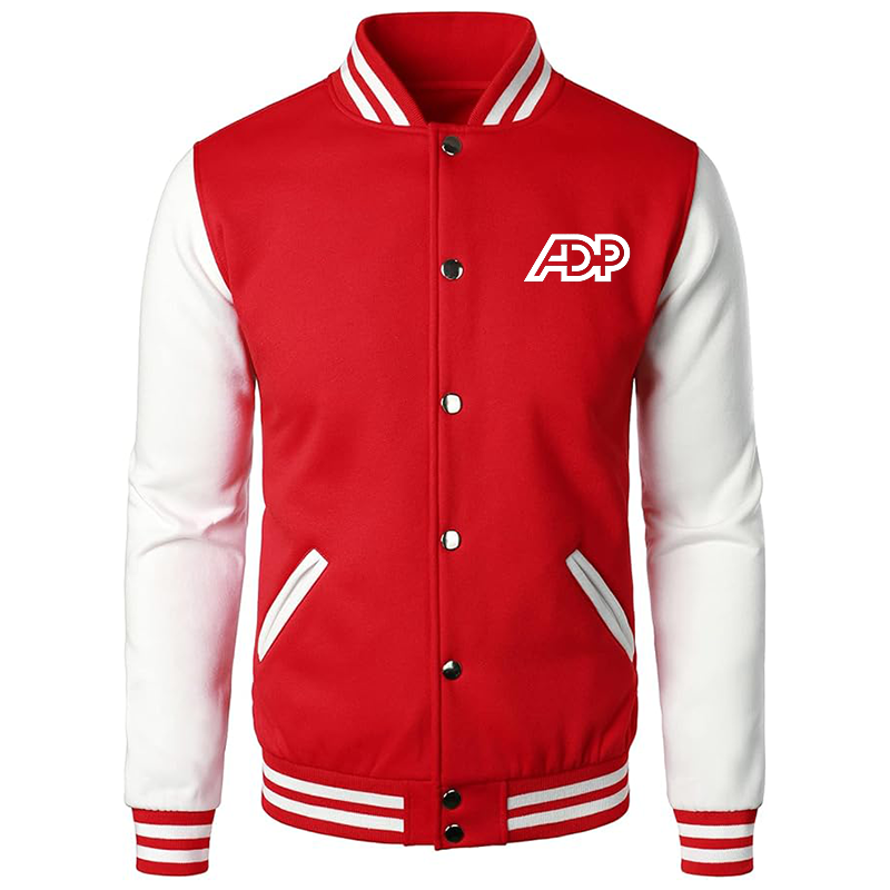 Men’s ADP Varsity Baseball Jacket Cotton Blend Letterman Jackets