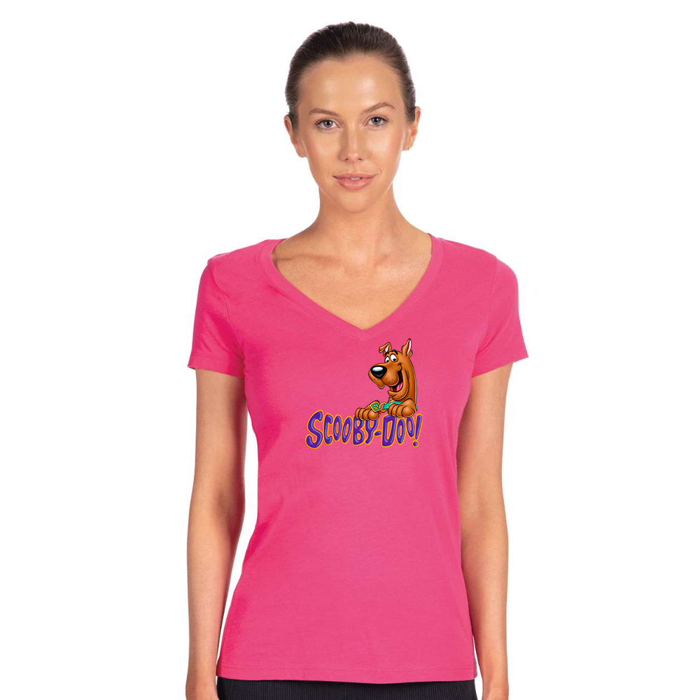 Women's Scooby-Doo Next Level Ideal V-Neck T-Shirt