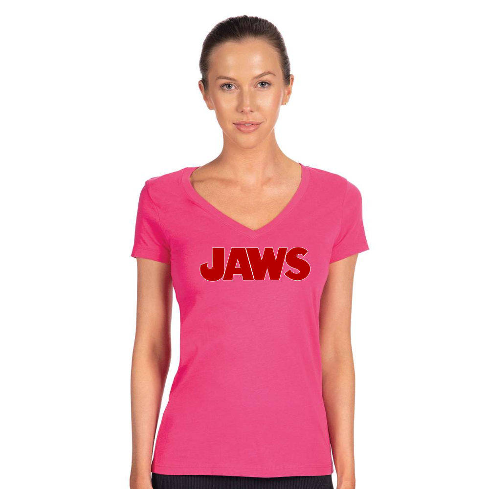 Women's Jaws Next Level Ideal V-Neck T-Shirt