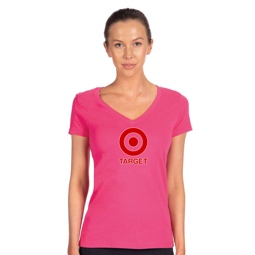 Women's Target Next Level Ideal V-Neck T-Shirt