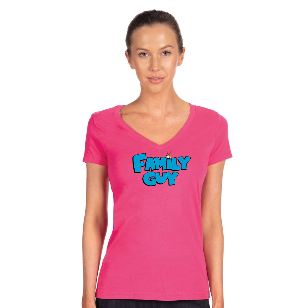 Women's Family Guy Next Level Ideal V-Neck T-Shirt