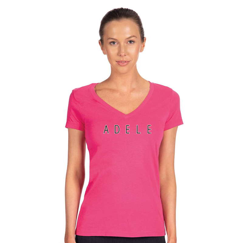 Women's ADELE Next Level Ideal V-Neck T-Shirt