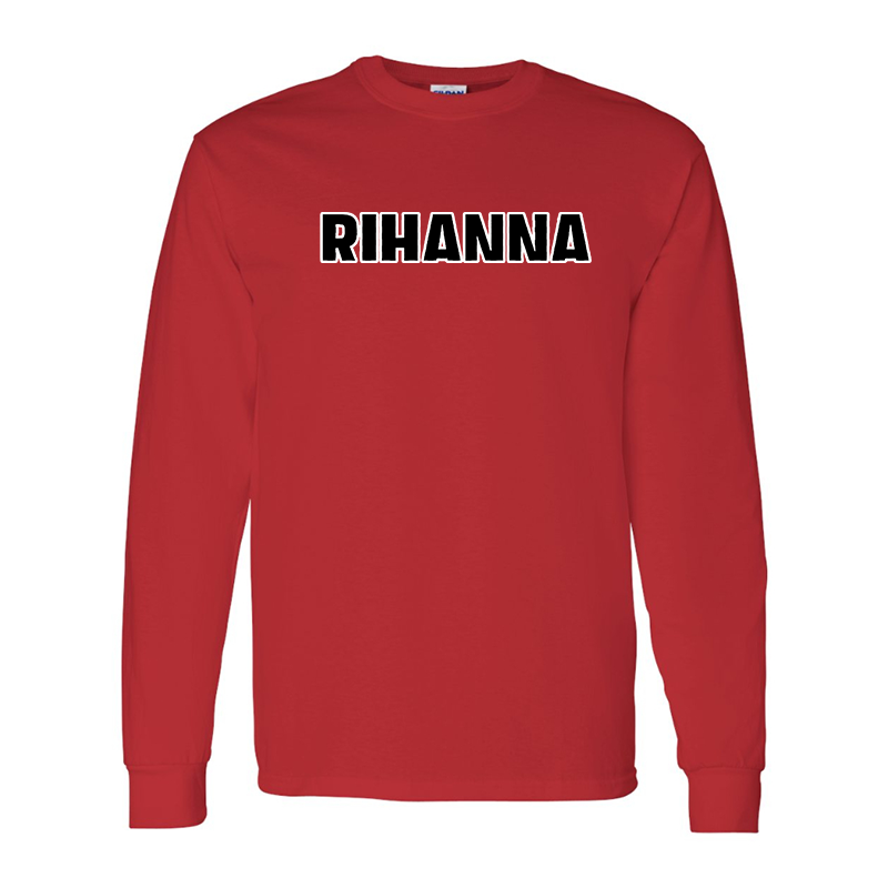 Men's Rihanna Gildan Heavy Cotton Long Sleeve T-Shirt