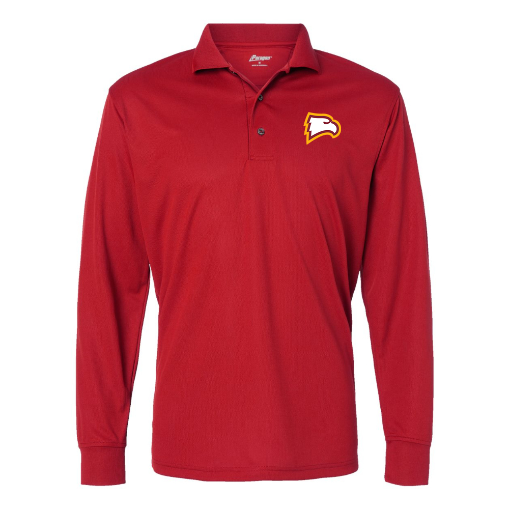 Men's Winthrop Eagles  Paragon Prescott Long Sleeve Polo