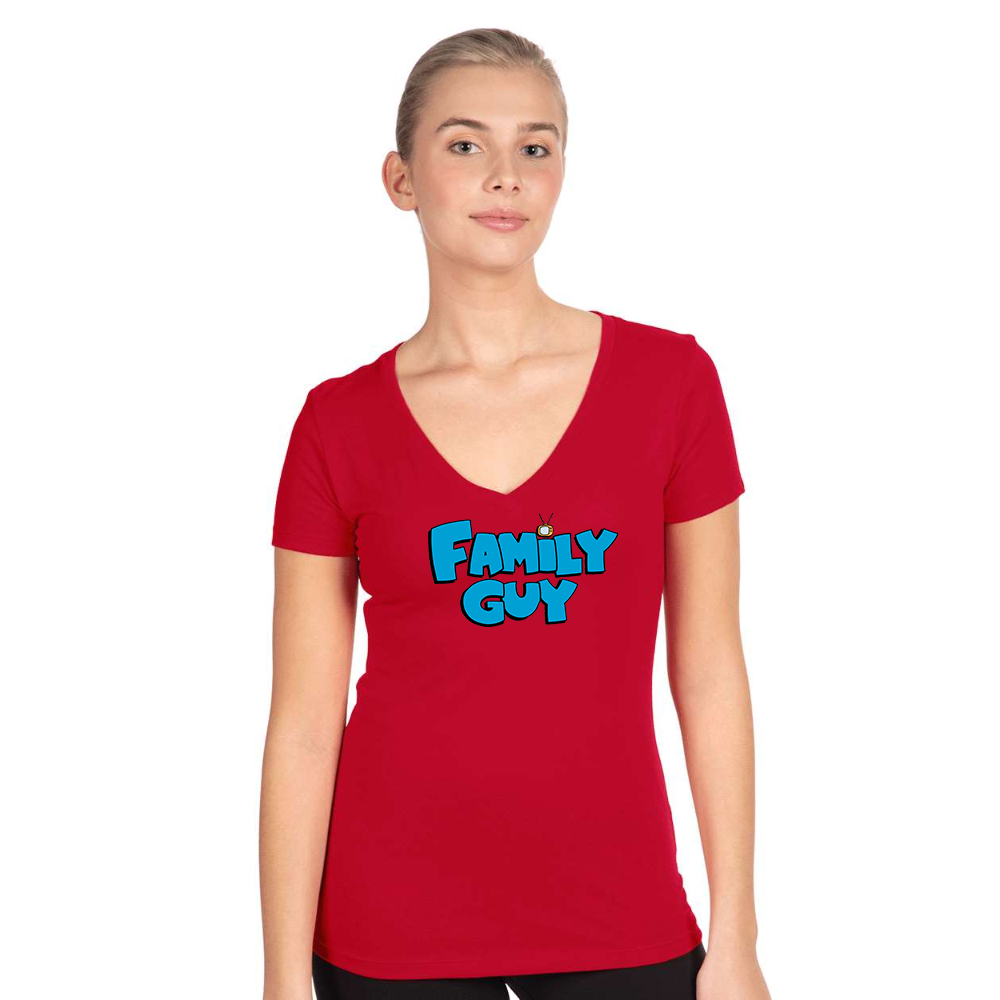 Women's Family Guy Next Level Ideal V-Neck T-Shirt