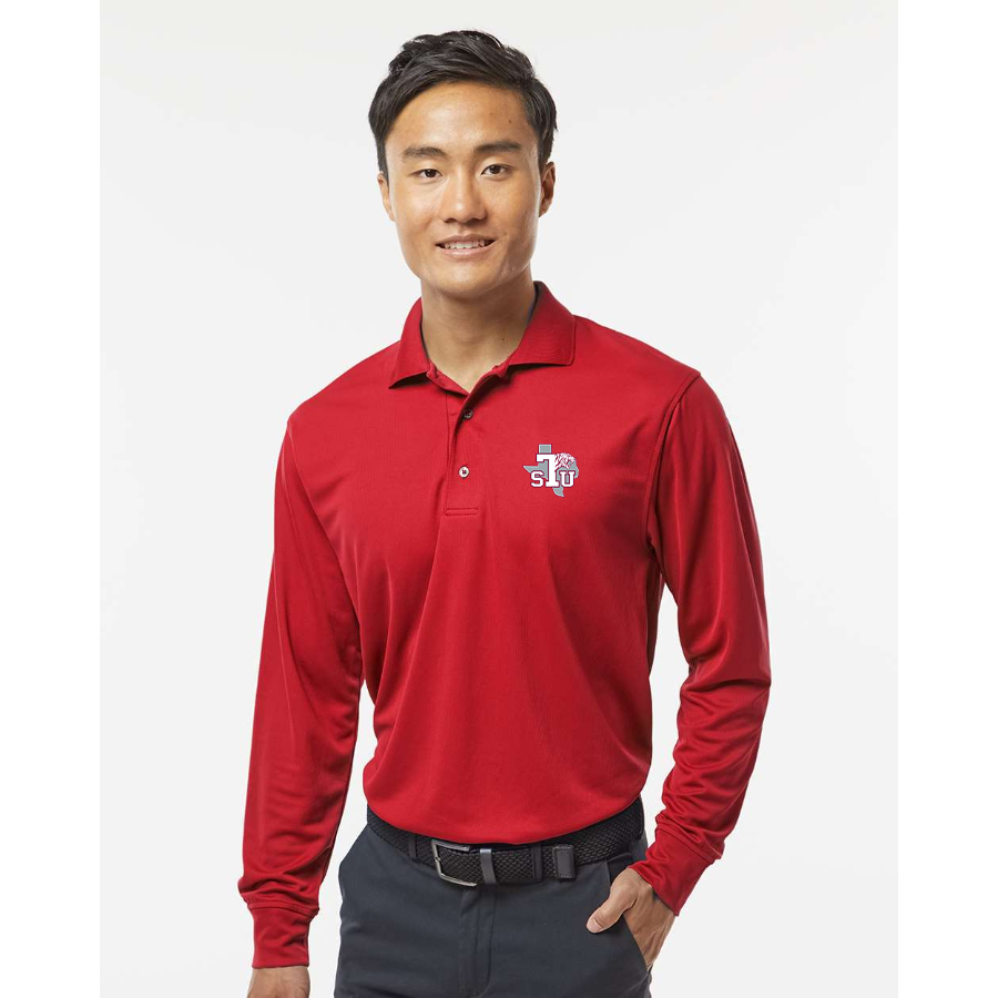 Men's Texas Southern Tigers Paragon Prescott Long Sleeve Polo