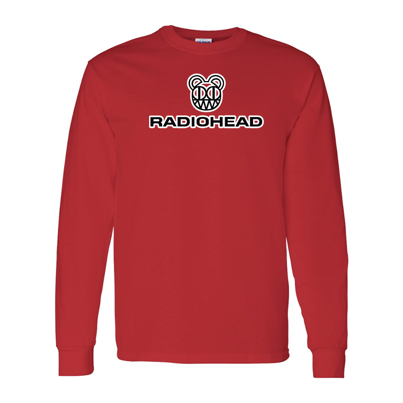 Men's Radiohead Gildan Heavy Cotton Long Sleeve T-Shirt