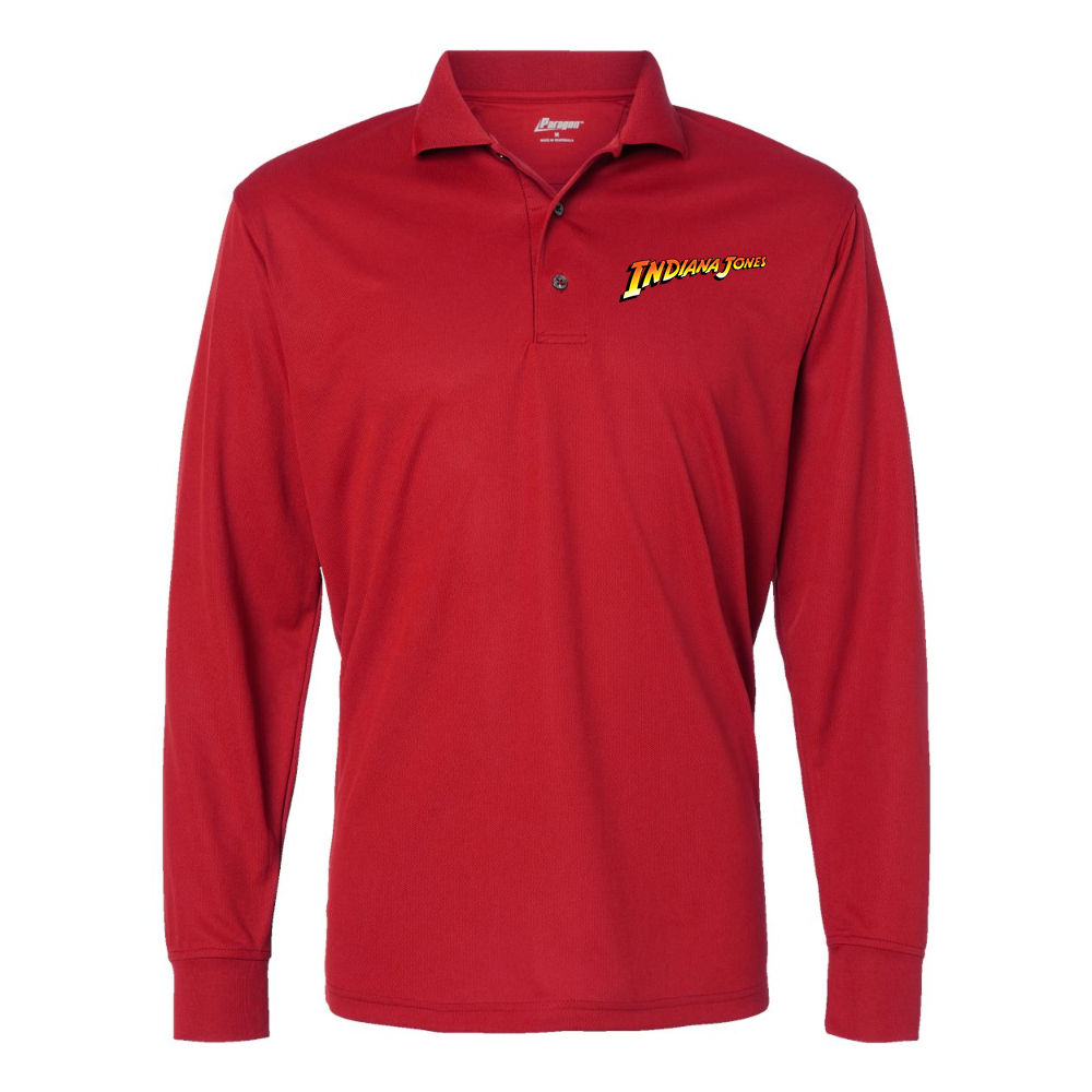 Men's Indiana Jones  Paragon Prescott Long Sleeve Polo