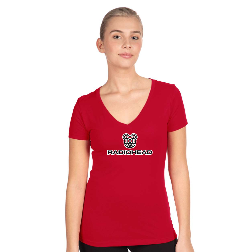 Women's Radiohead  Next Level Ideal V-Neck T-Shirt