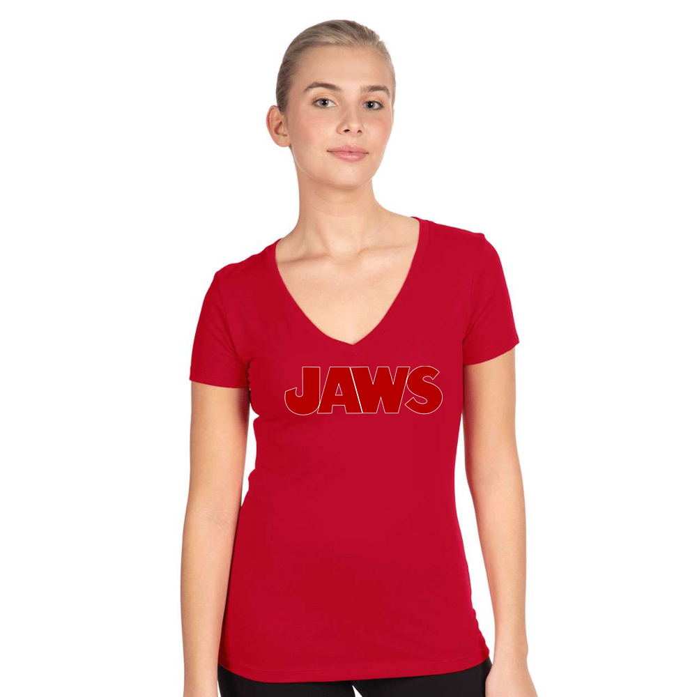 Women's Jaws Next Level Ideal V-Neck T-Shirt