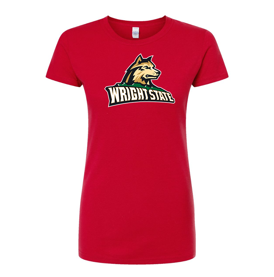 Women's Wright State Raiders Round Neck T-Shirt