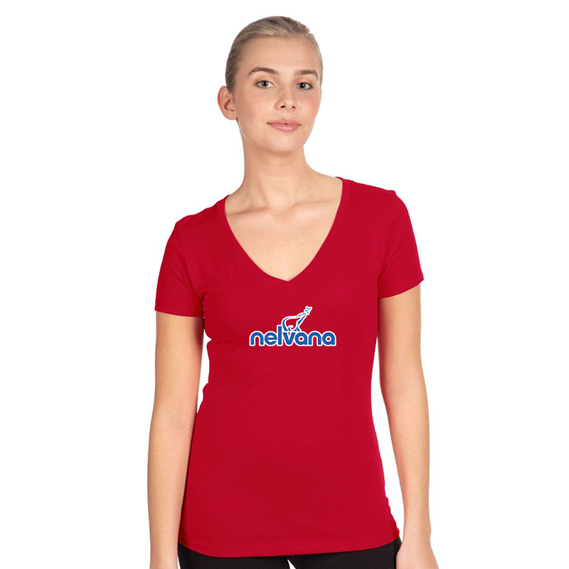 Women's  Nelvana Next Level Ideal V-Neck T-Shirt