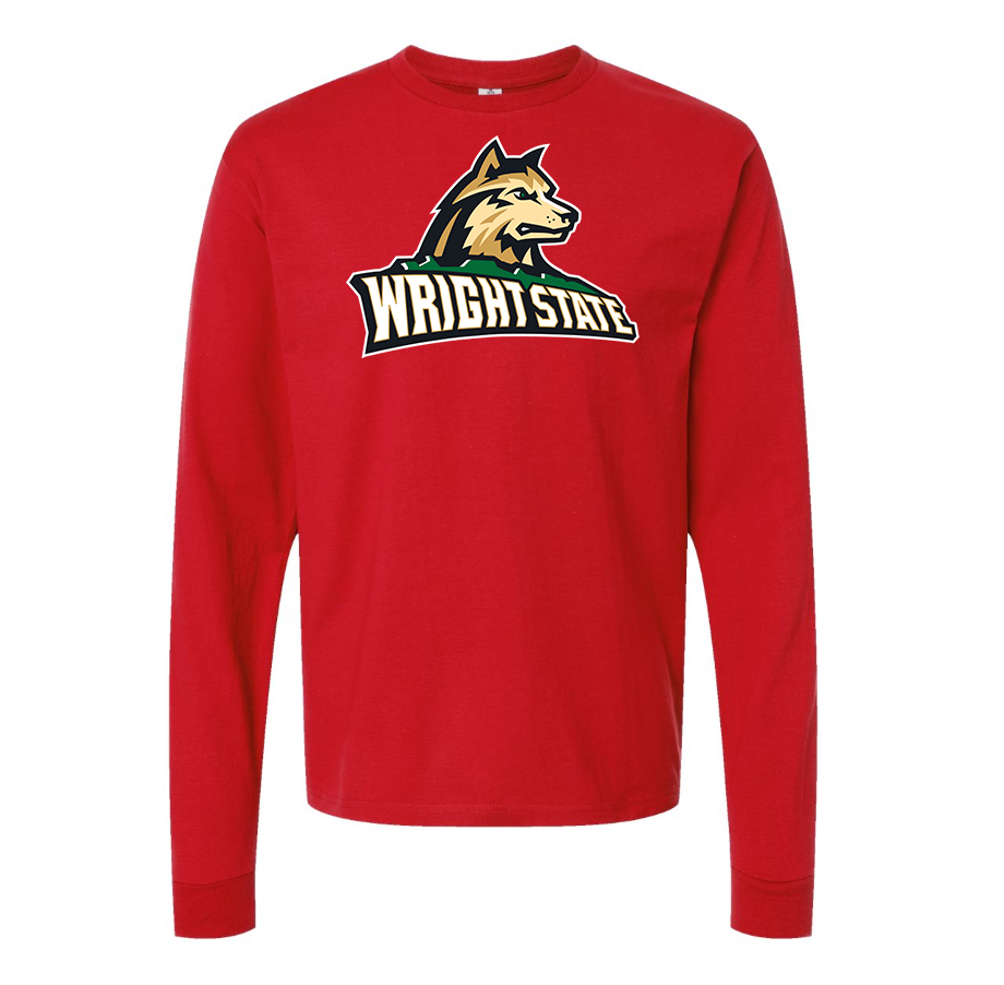 Men's Wright State Raiders Cotton Long Sleeve T-Shirt