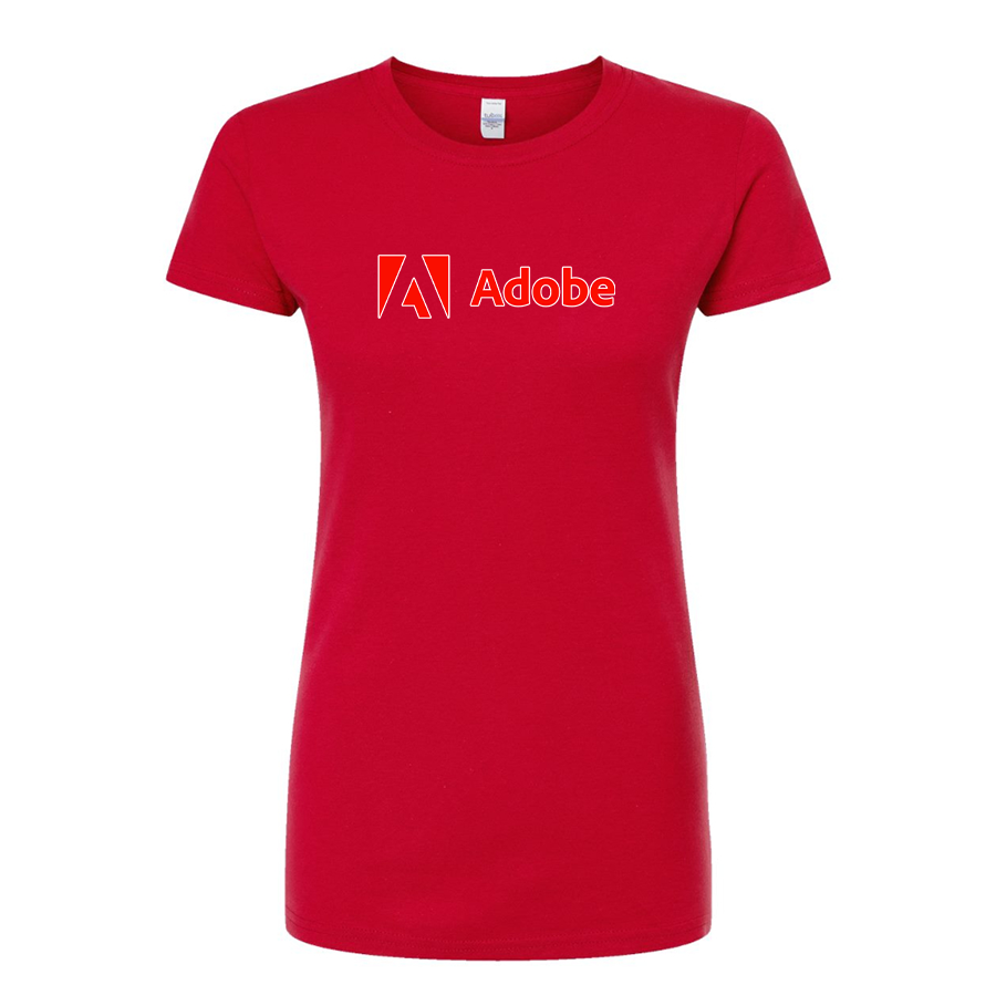 Women's Adobe Corporate   Round Neck T-Shirt