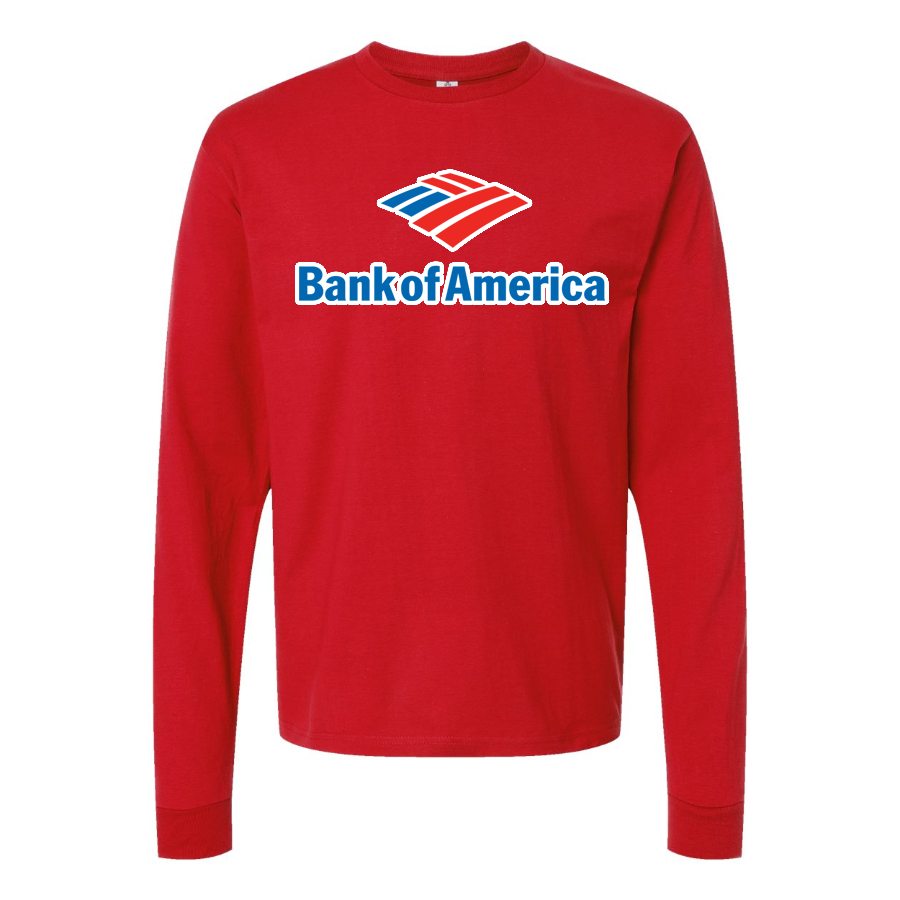 Men's Bank Of America Long sleeves T-Shirt