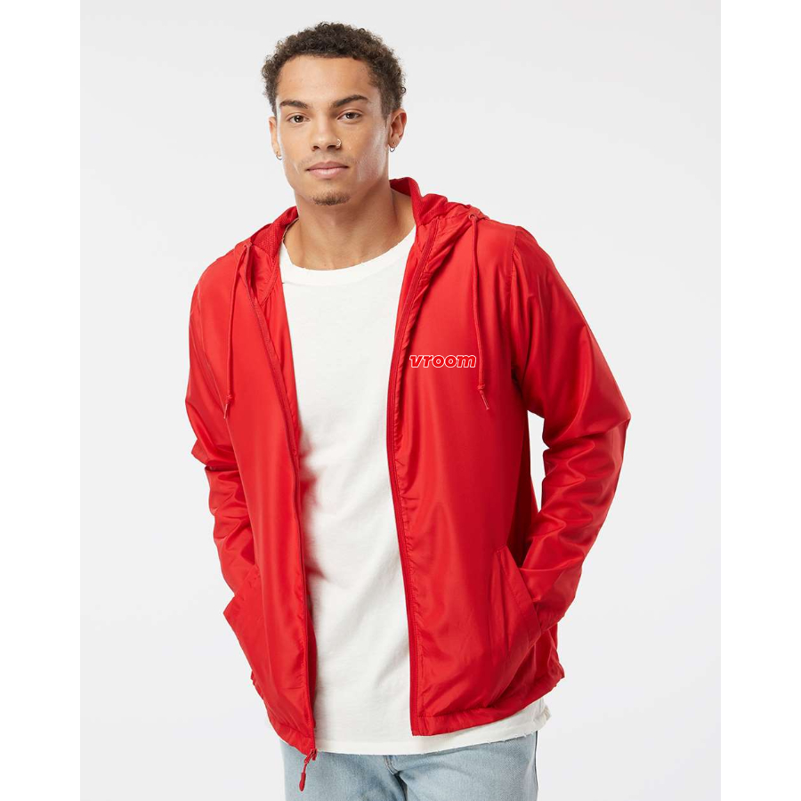 Men's Vroom Independent Trading Co Lightweight Windbreaker Full-Zip Jacket