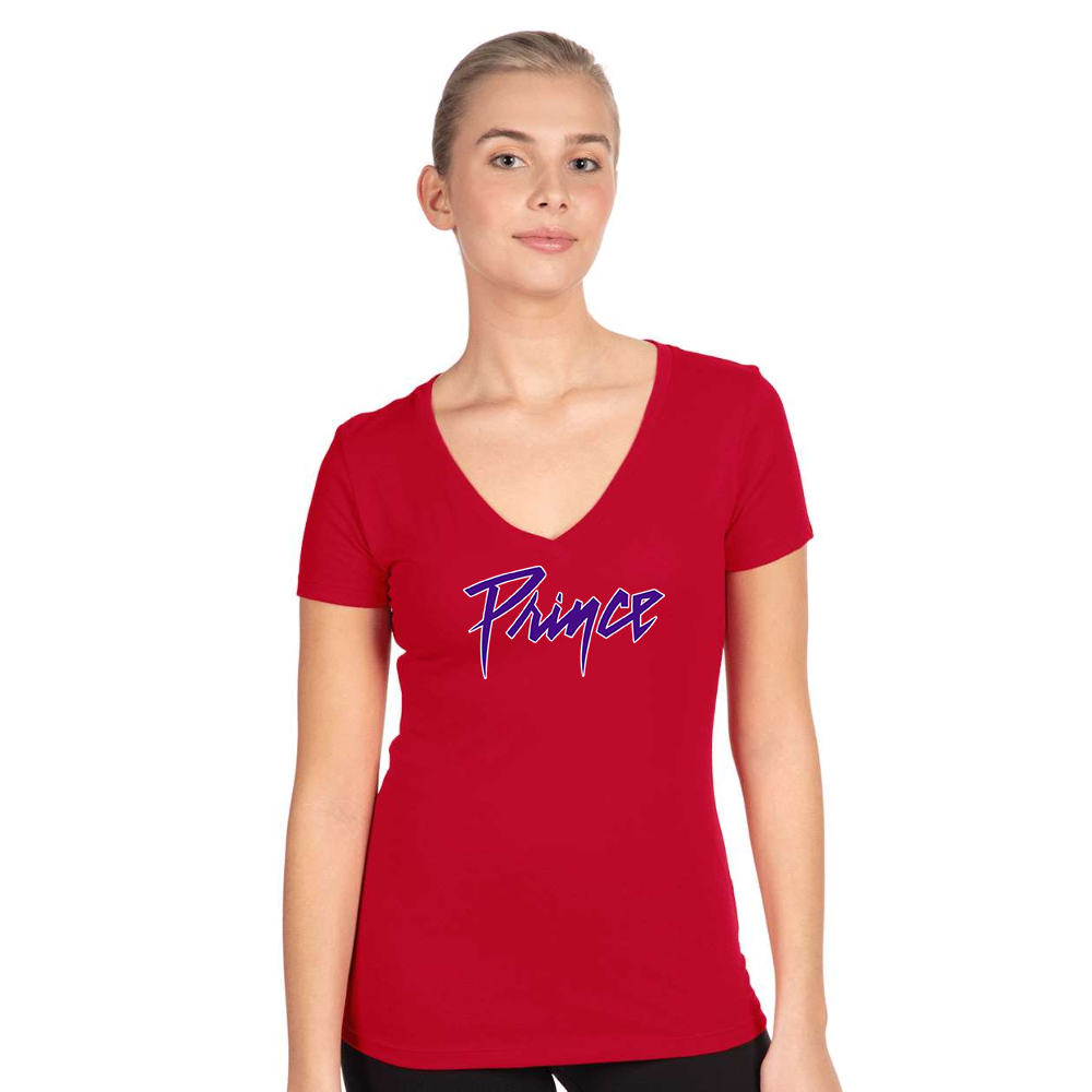 Women's Prince Next Level Ideal V-Neck T-Shirt