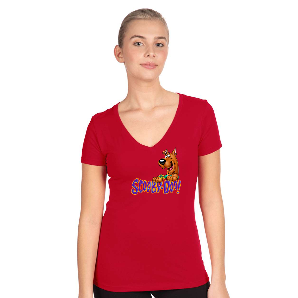 Women's Scooby-Doo Next Level Ideal V-Neck T-Shirt