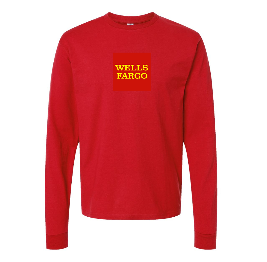 Men's Wells Fargo Cotton Long Sleeve T-Shirt