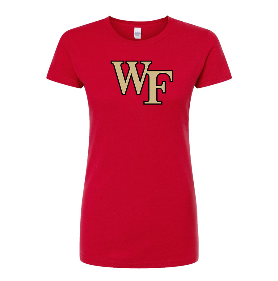 Women's Wake Forest Demon Deacons Round Neck T-Shirt