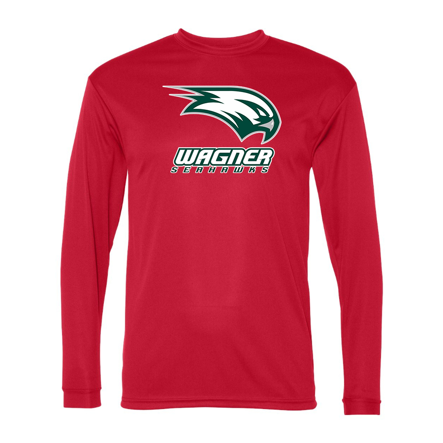 Men's Wagner Seahawks Polyester Long Sleeve T-Shirt