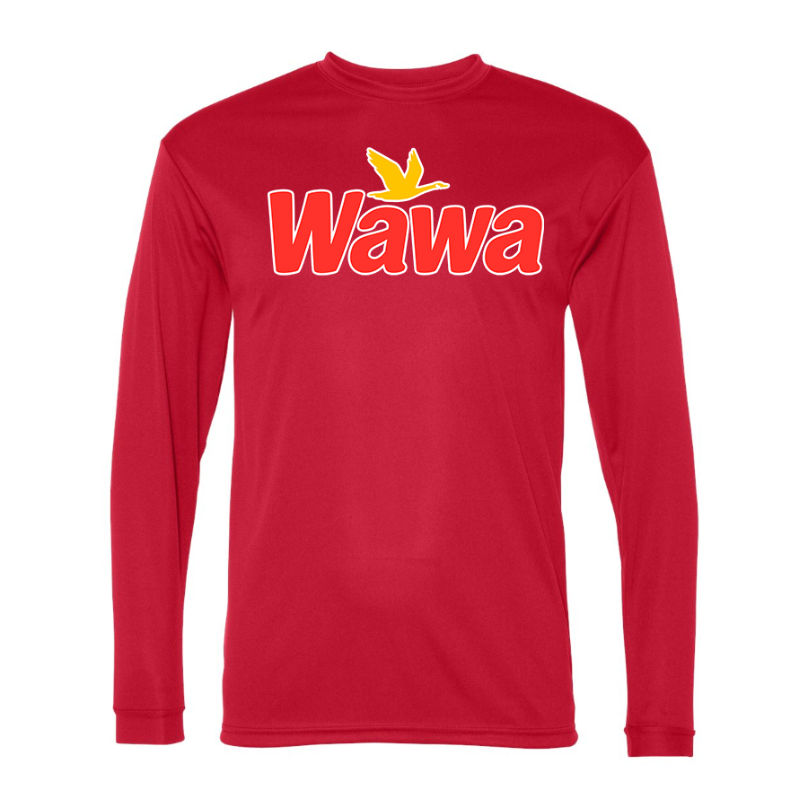 Men's Wawa Gas Station Performance Long Sleeve T-Shirt