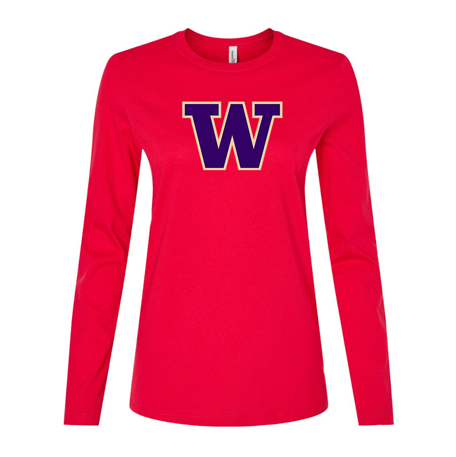 Women's Washington Huskies Long Sleeve T-Shirt