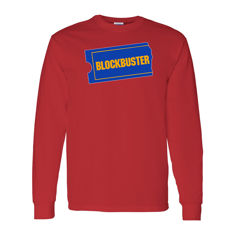 Men's Blockbuster Gildan Heavy Cotton Long Sleeve T-Shirt