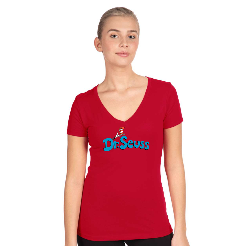 Women's Dr. Seuss Next Level Ideal V-Neck T-Shirt